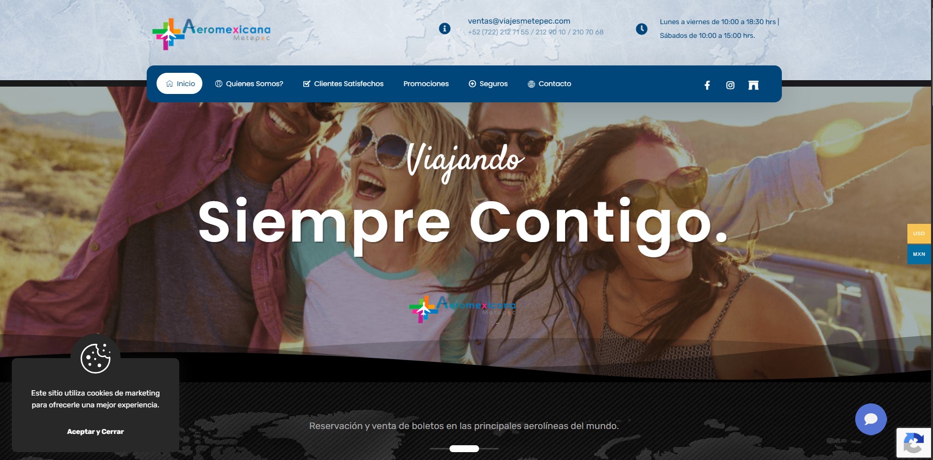 Agencia de Turismo y Viajes