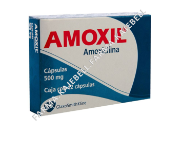 AMOXIL 500 Mg. C/12 Capsulas