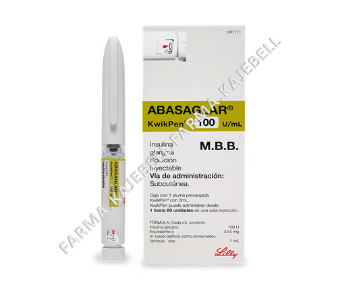 ABASAGLAR 100 U/Ml. C1 Pluma Precargada 3 Ml.