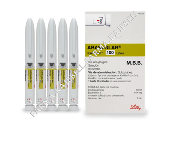 ABASAGLAR 100 U/Ml. C/5 Plumas Precargadas 3 Ml.