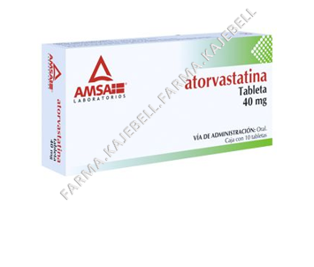 ATORVASTATINA  c/10 TABS. 40 MG.