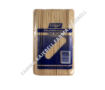 ABATELENGUAS de MADERA Paquete C/25 Piezas
